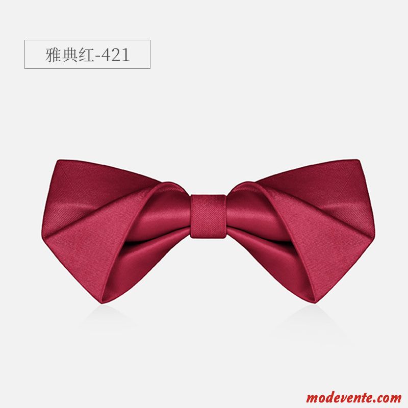 Nœud Papillon Homme Marier Le Marié Arc Britanique Meilleur Homme Mode Bordeaux Rouge