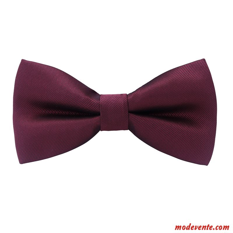 Nœud Papillon Homme Marier Vêtements De Cérémonie Arc Le Marié Meilleur Homme Britanique Bordeaux Noir