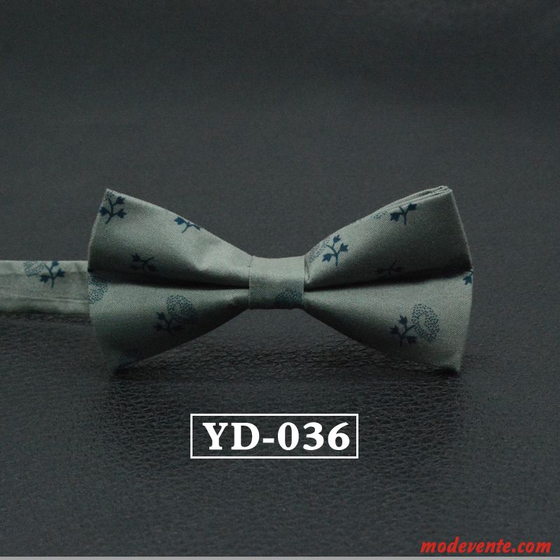 Nœud Papillon Homme Meilleur Homme Britanique Entreprise Femme Couche Double Fleur Gris