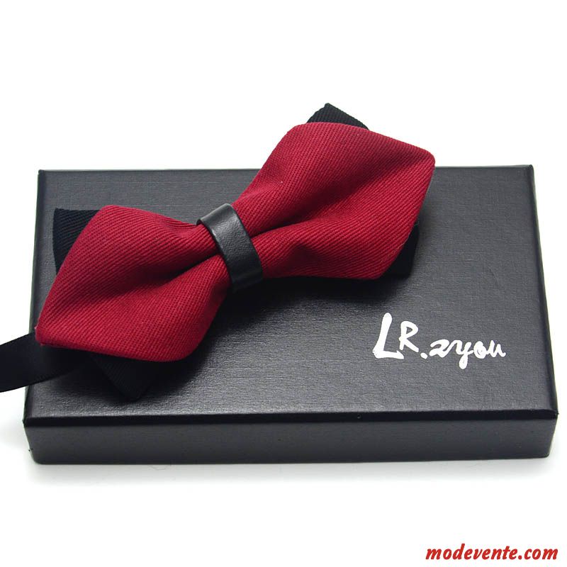 Nœud Papillon Homme Meilleur Homme Marier Le Marié Vêtements De Cérémonie Rayé Entreprise Bleu Noir Rouge