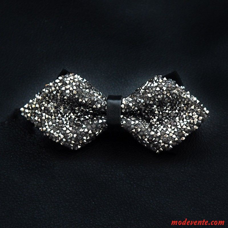 Nœud Papillon Homme Mode Pierres De Strass Vêtements De Cérémonie Arc Le Marié Personnalité Or