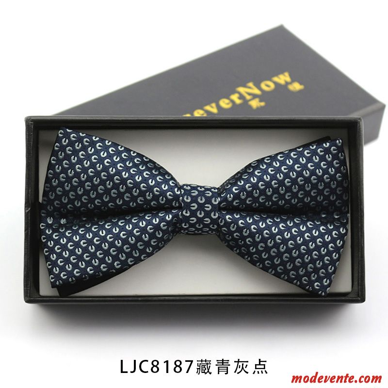 Nœud Papillon Homme Présidé Le Marié Meilleur Homme Costume Arc Marier Bleu Bleu Noir