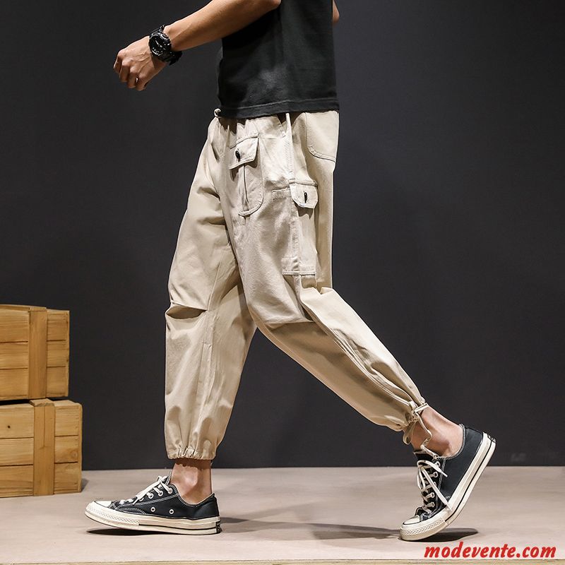 Pantalon Cargo Homme Baggy Collants Ultra L'automne Marque De Tendance Multi-poche Vert