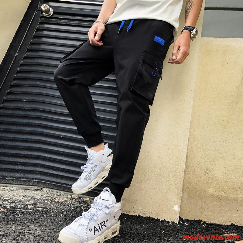 Pantalon Cargo Homme Baggy Tendance Kaki Marque De Tendance Légère Été