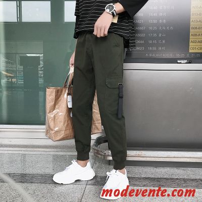 Pantalon Cargo Homme Marque De Tendance L'automne Ultra Sport Étudiant Serrés