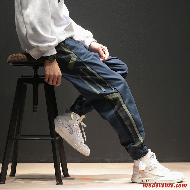 Pantalon Cargo Homme Printemps Pantalons Baggy Sport Marque De Tendance Grande Taille Gris