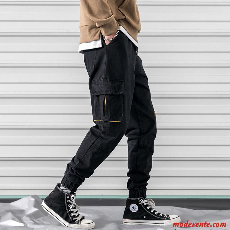 Pantalon Cargo Homme Tendance Étudiant Printemps Harlan Kaki Pantalons