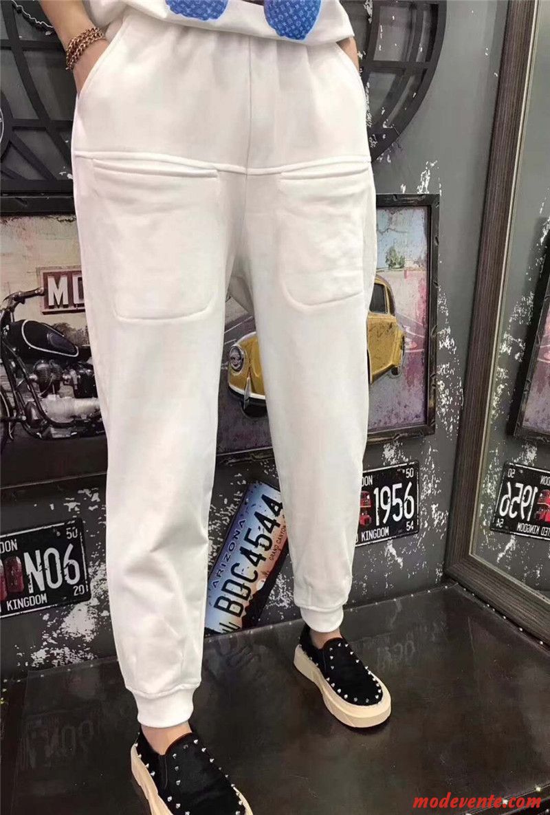 Pantalon Femme Sous-vêtements Créateur De Tendances L'automne Les Pantalon De Survêtement Harlan Printemps Blanc