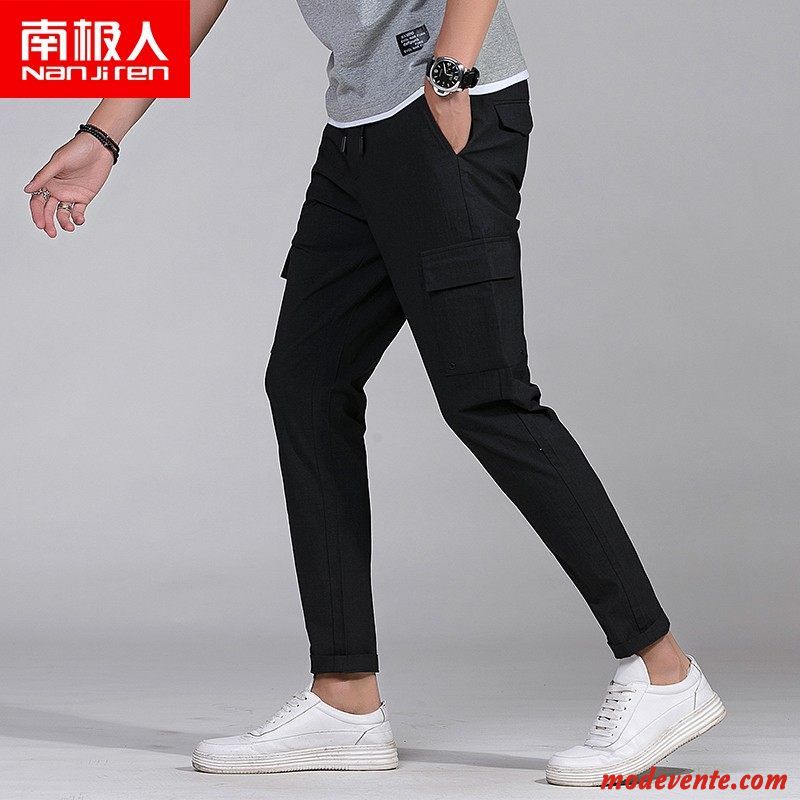 Pantalon Homme Les Pantalons De Survêtement Légère Slim Baggy Tendance Été Vert Clair