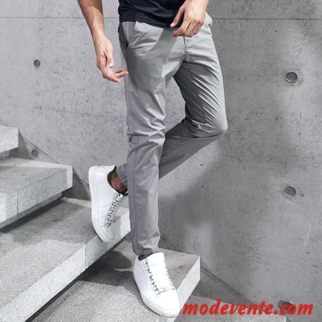 Pantalon Homme Pantalons Kaki Légère Tendance Cool Été Vert