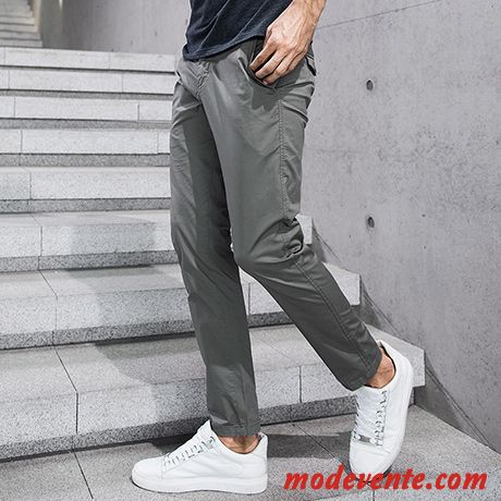 Pantalon Homme Pantalons Kaki Légère Tendance Cool Été Vert