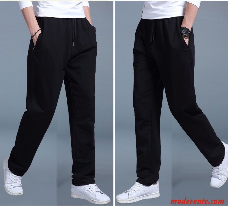 Pantalon Homme Sous-vêtements Printemps Jambe Droite Pantalons Running Les Pantalons De Survêtement Gris