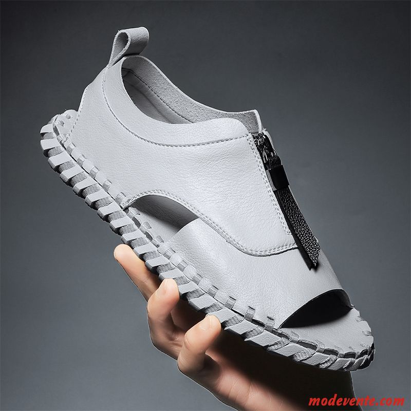 Sandales Homme Antidérapant Plage Personnalité Tendance Tongs Chaussons Été