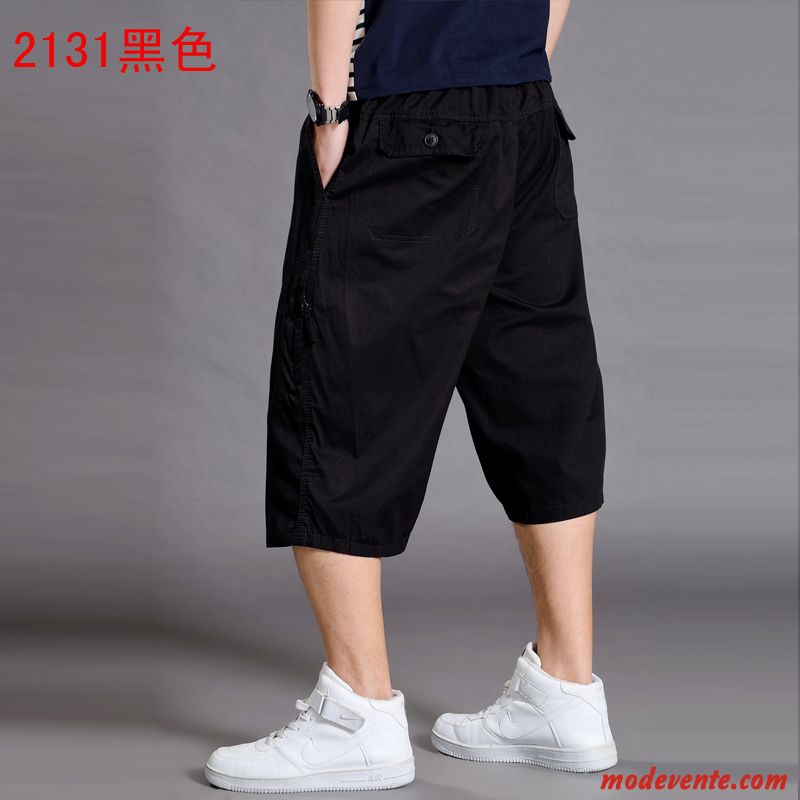 Shorts Homme Décontractée Baggy Grande Taille Sport Septième Pantalon Légère Gris