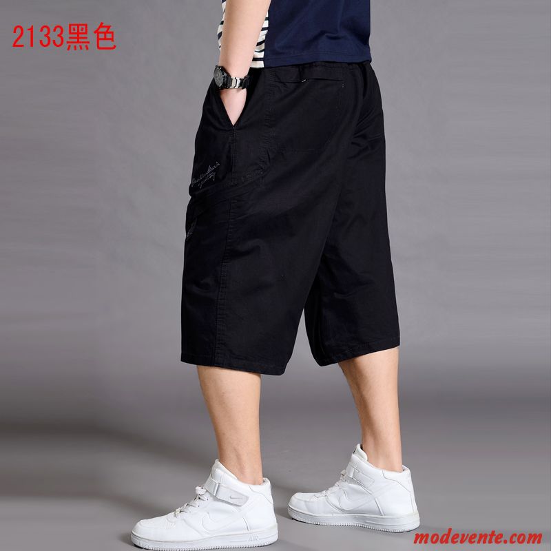 Shorts Homme Décontractée Baggy Grande Taille Sport Septième Pantalon Légère Gris