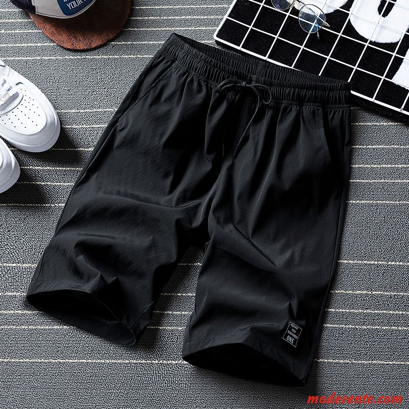 Shorts Homme Kaki Sport Séchage Rapide Cinquième Pantalon Tendance Cargo