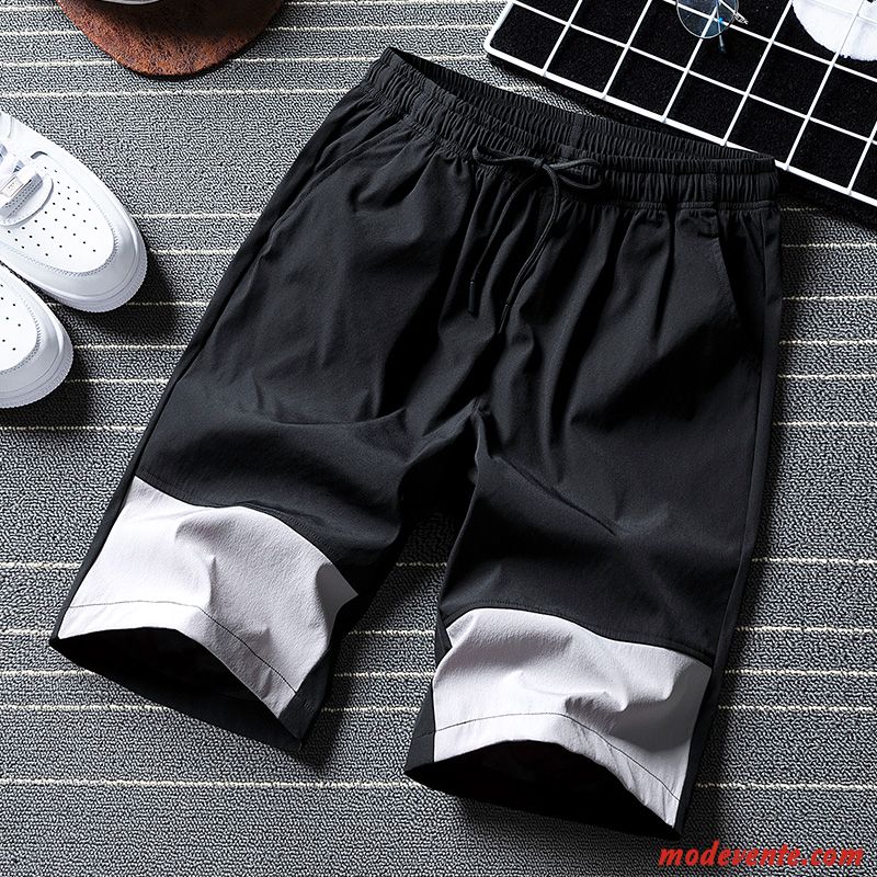 Shorts Homme Kaki Sport Séchage Rapide Cinquième Pantalon Tendance Cargo