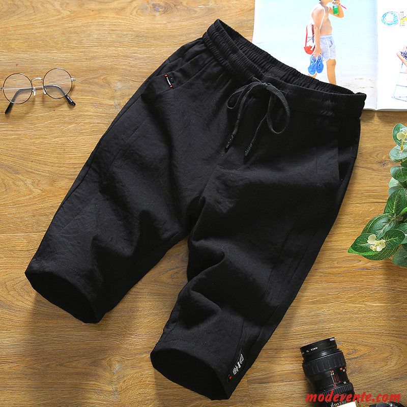 Shorts Homme Plage Baggy Tendance Été Légère Cinquième Pantalon Gris