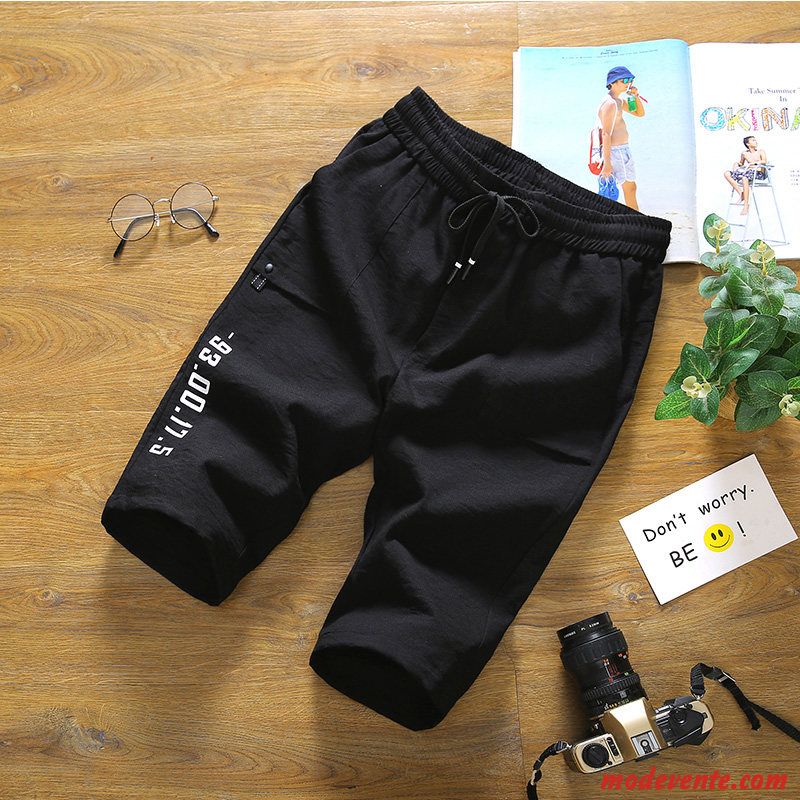 Shorts Homme Plage Baggy Tendance Été Légère Cinquième Pantalon Gris