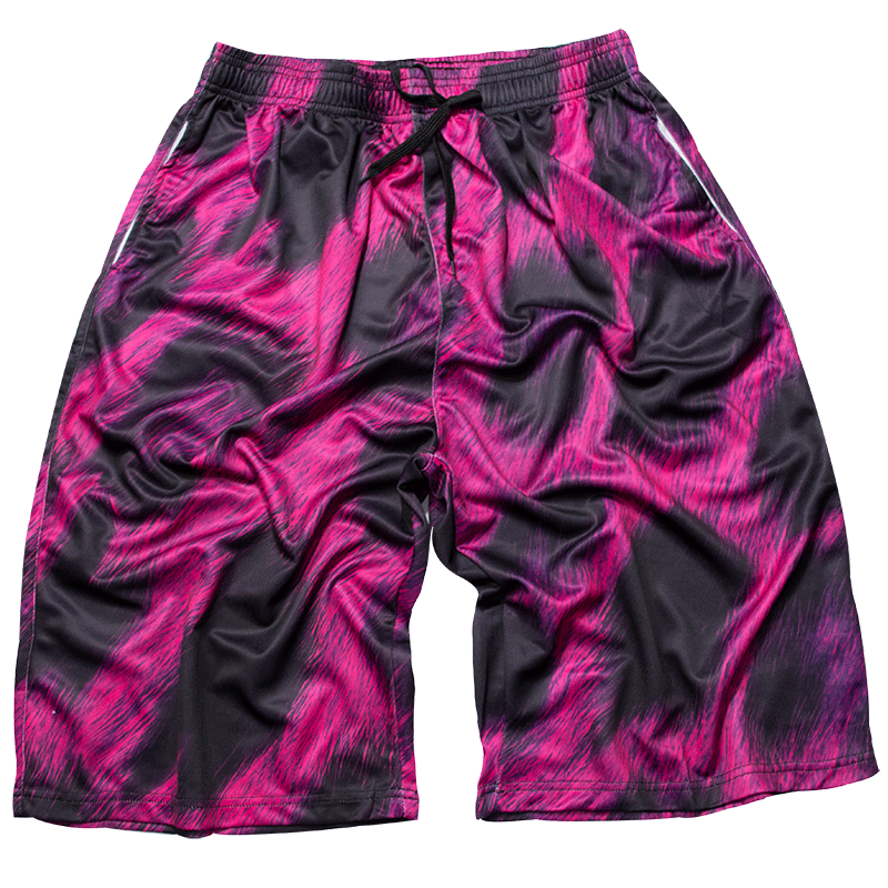 Shorts Homme Plage Gras Camouflage Tendance Septième Pantalon Grande Taille Noir