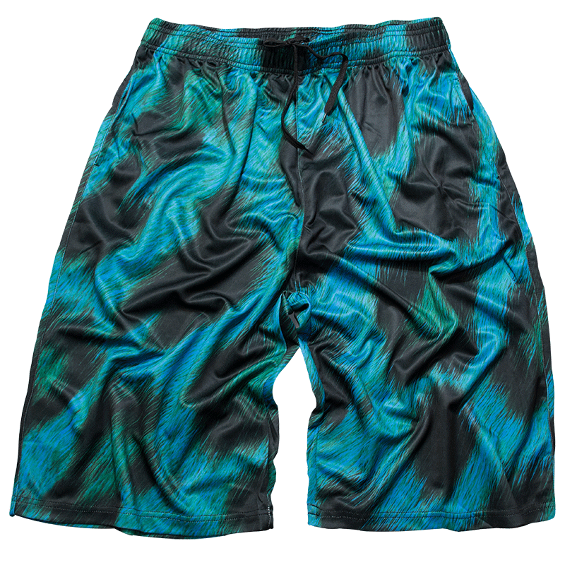 Shorts Homme Plage Gras Camouflage Tendance Septième Pantalon Grande Taille Noir