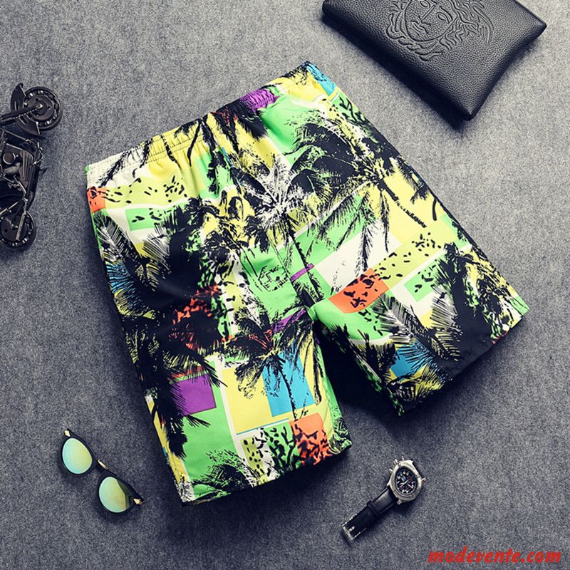 Shorts Homme Tendance Outwear Été Requin Gros Sport Vert