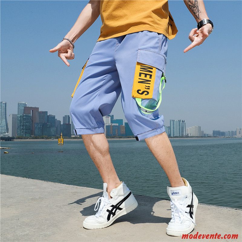 Shorts Homme Étudiant Junior Pantalon Les Pantalons De Survêtement Été Les Adolescents Noir