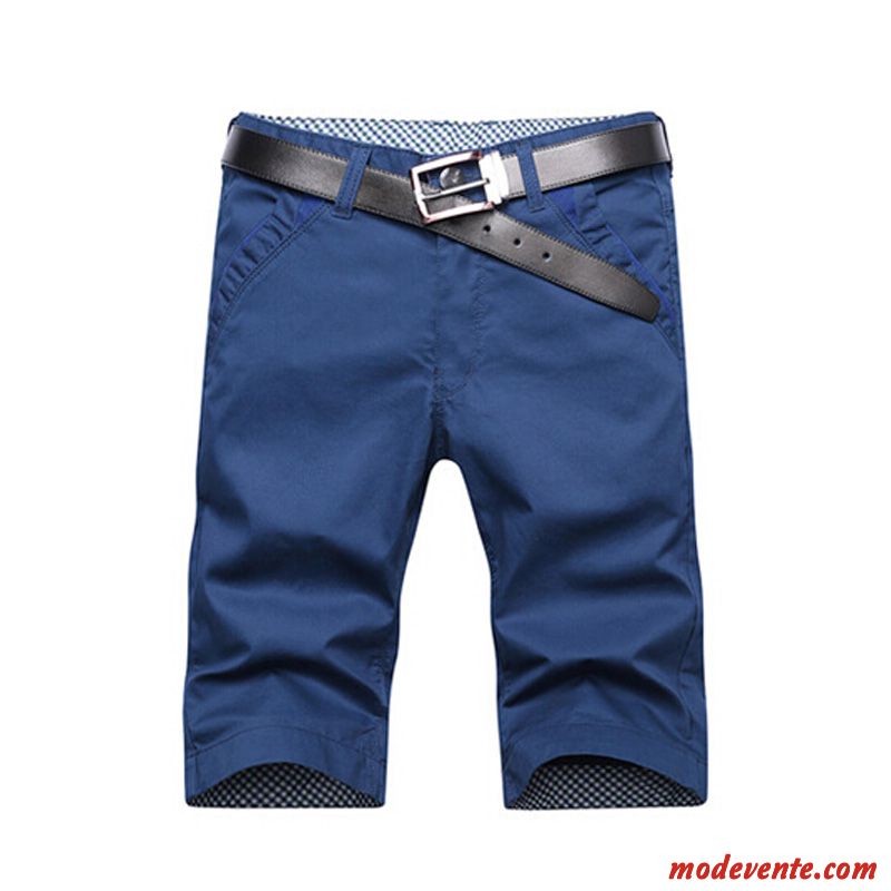 Shorts Homme Été Baggy Plage Tendance Gros Décontractée Bleu