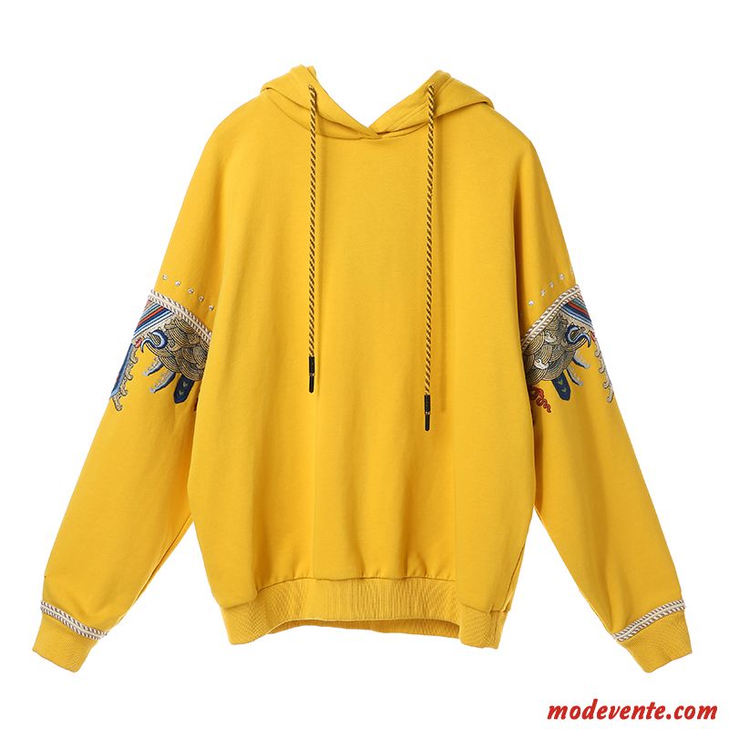 Sweat À Capuche Femme Baggy Une Veste Dame L'automne Hoodies Tendance Bleu Gris