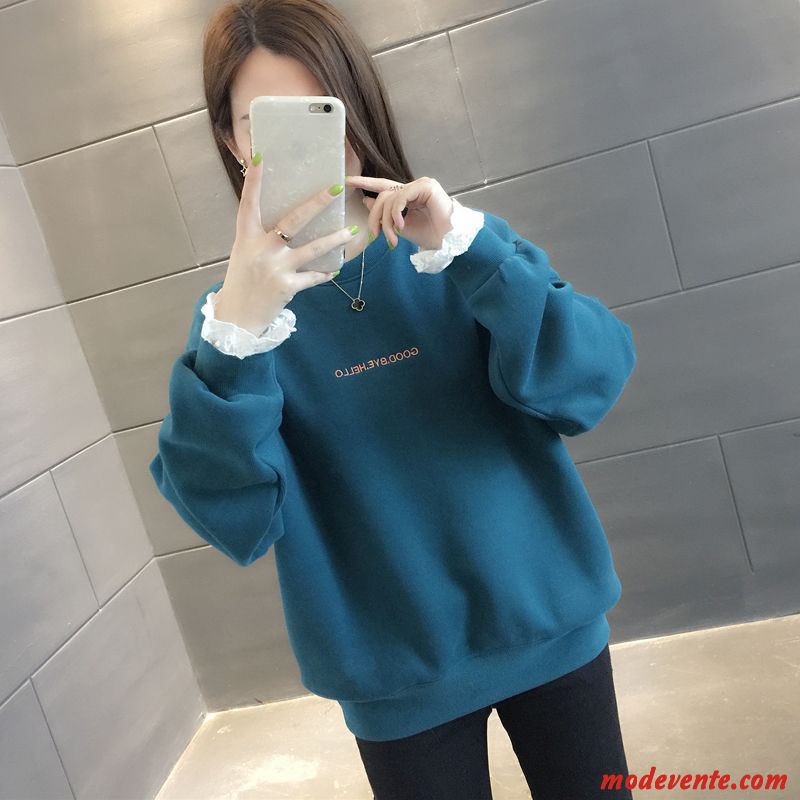 Sweat À Capuche Femme Court Tendance Hoodies Printemps Une Veste Légère