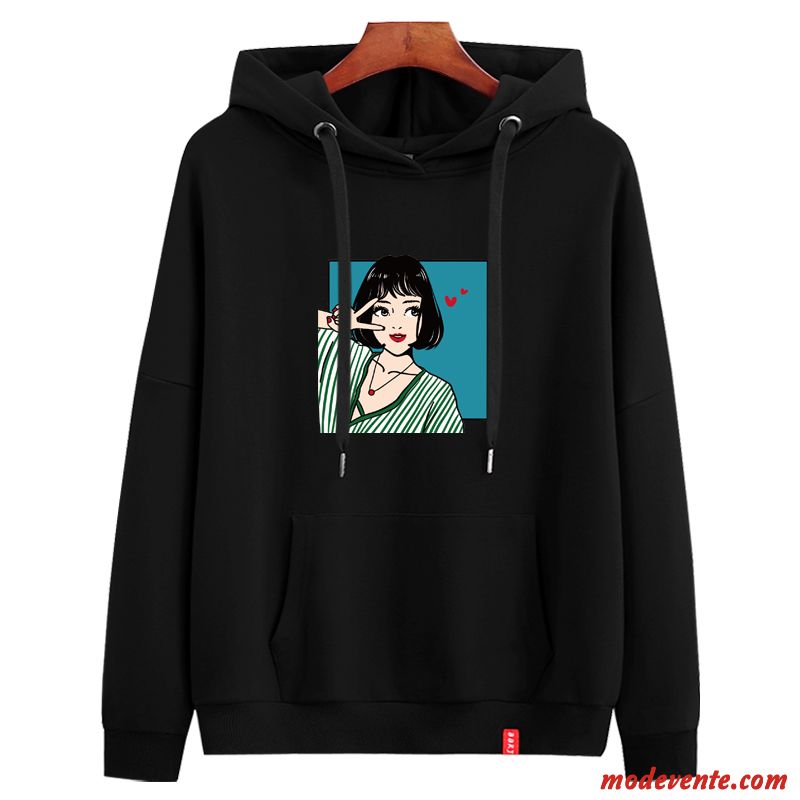 Sweat À Capuche Femme Légère Longues Tendance Une Veste Baggy Manteau Rouge