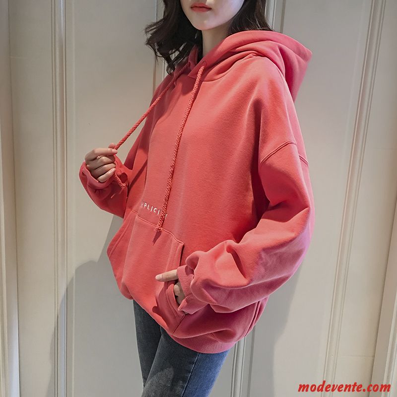 Sweat À Capuche Femme Manteau Baggy Mince Ultra Hoodies Tendance Bleu