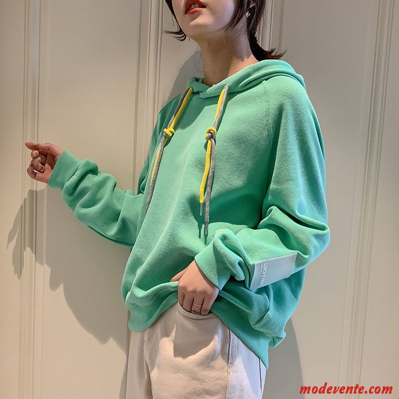 Sweat À Capuche Femme Manteau Baggy Mince Ultra Hoodies Tendance Bleu