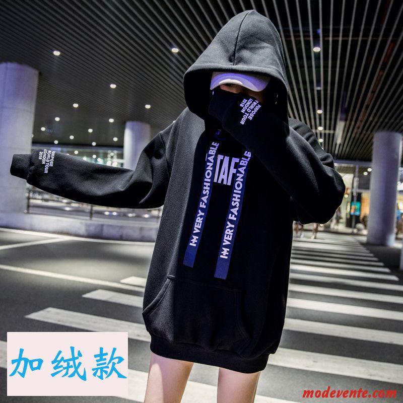 Sweat À Capuche Femme Tendance Hoodies L'automne Une Veste Étudiant Fantaisie Rouge