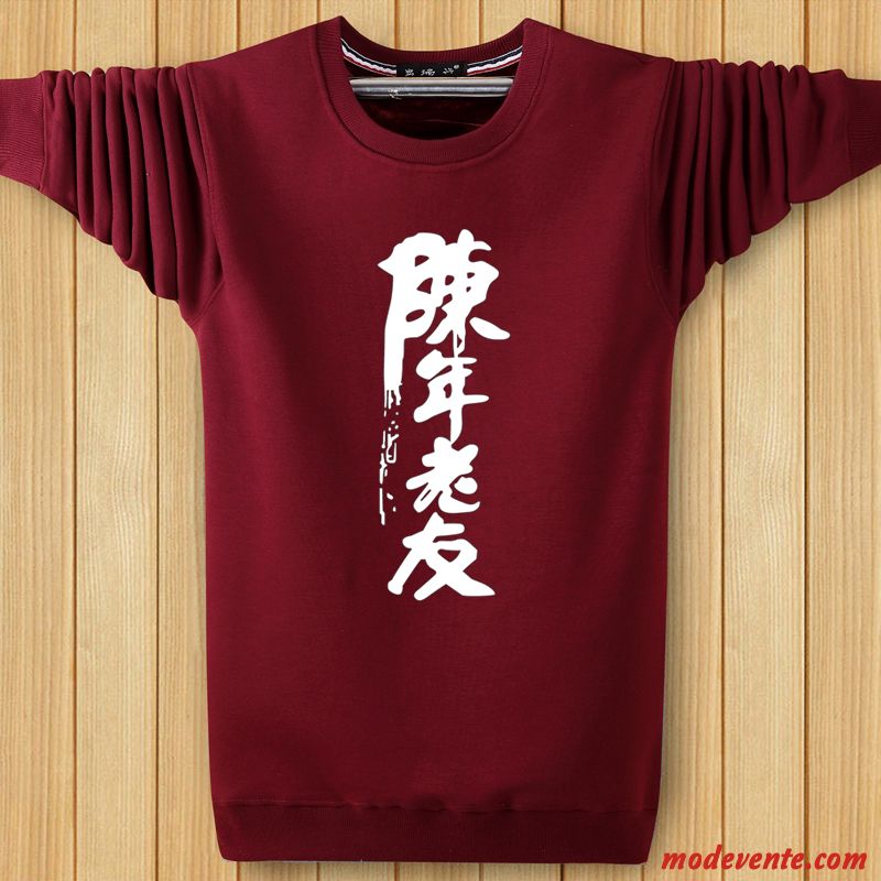 Sweat À Capuche Homme Sport Baggy Printemps Légère Une Veste Longues Bordeaux