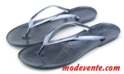 Tongs Femme Antidérapant Plates Flats Livraison Gratuite Tongs Chaussons Tendance Noir