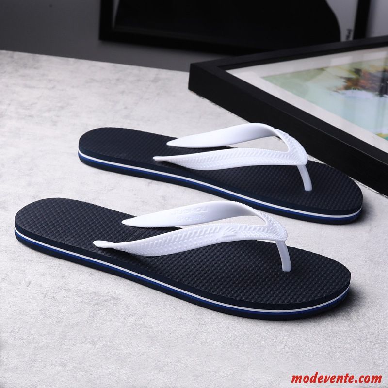 Tongs Homme Plage Tongs Chaussons Mode Tendance Été Personnalité Noir