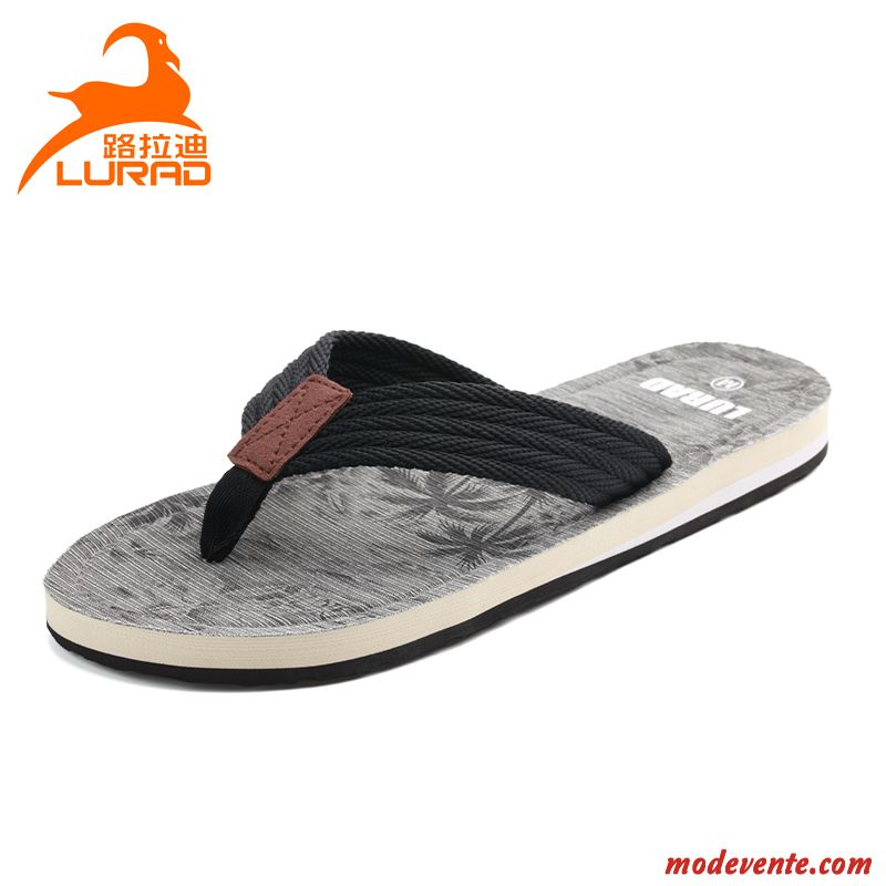 Tongs Homme Plage Été Tongs Chaussons Antidérapant Tendance Bleu