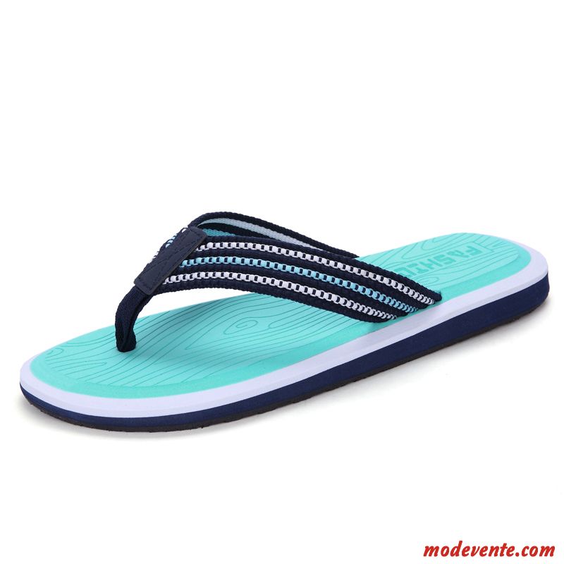 Tongs Plage Parfait Été Homme Tendance Cyan