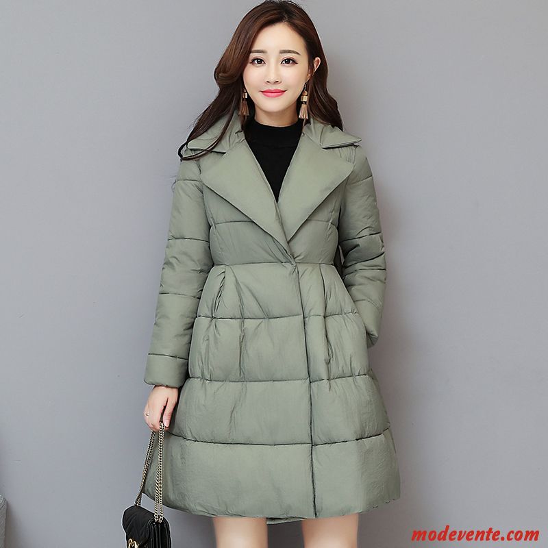 Veste En Coton Femme Nervurées Manteau Longue Vêtements D'hiver Slim Matelassée Violet