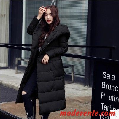 Veste En Coton Femme Vêtements Matelassé Manteau Mode Longue Slim Épaissir Bordeaux