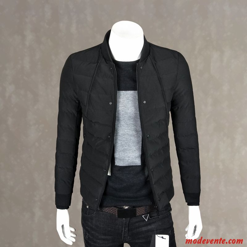 Veste En Coton Homme Manteau Jeunesse Hiver Mode Une Veste Chauds Pure