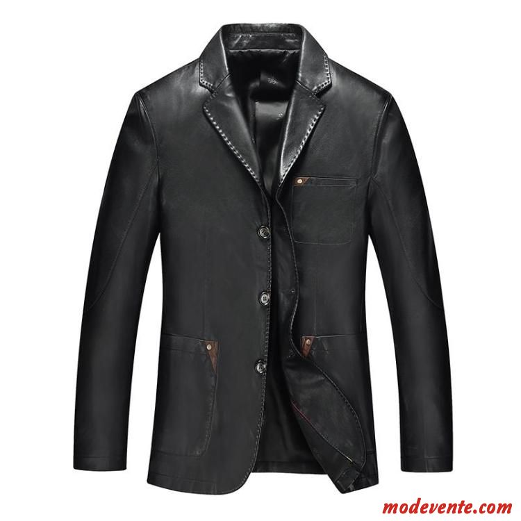 Veste En Cuir Homme Costume Clearance À Vendre Manteau Vestes En Cuir Printemps Slim Jaune Brun