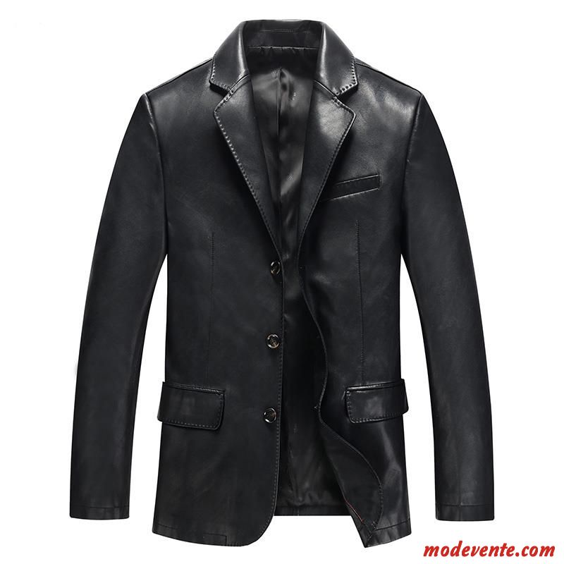 Veste En Cuir Homme Costume Clearance À Vendre Manteau Vestes En Cuir Printemps Slim Jaune Brun