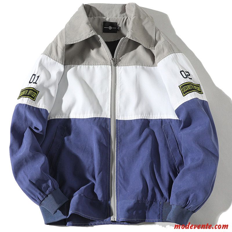 Veste Homme Les Adolescents Vêtements De Baseball Printemps Une Veste Tendance Manteau Vert