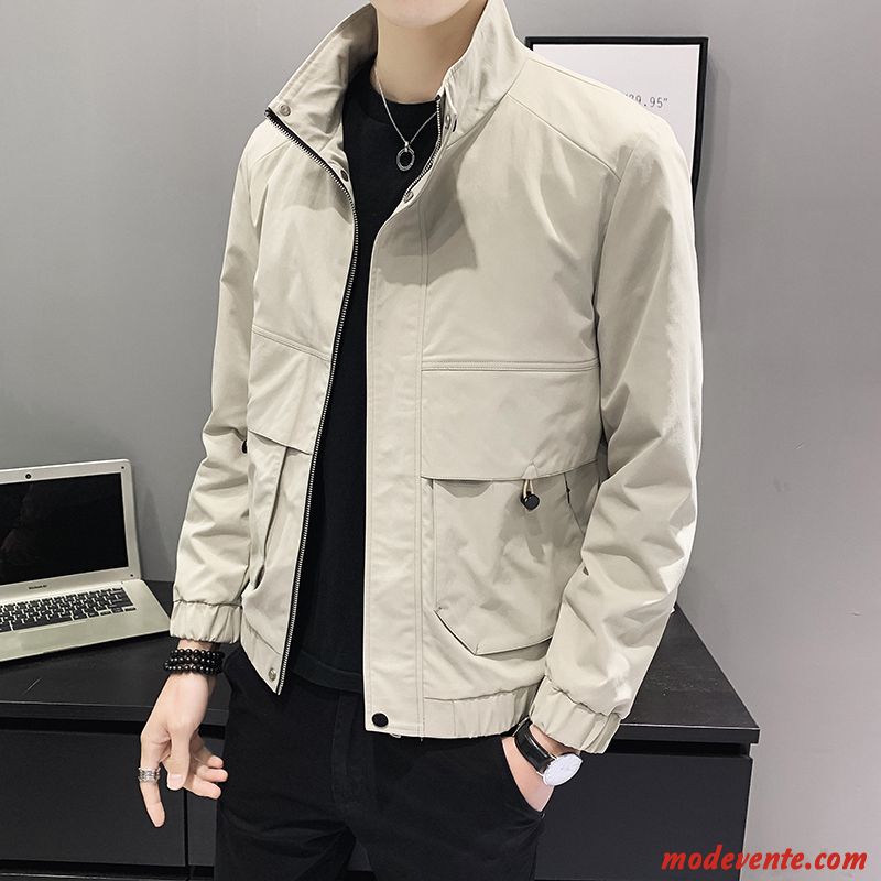 Veste Homme Manteau Tendance Printemps Beau Décontractée Une Veste