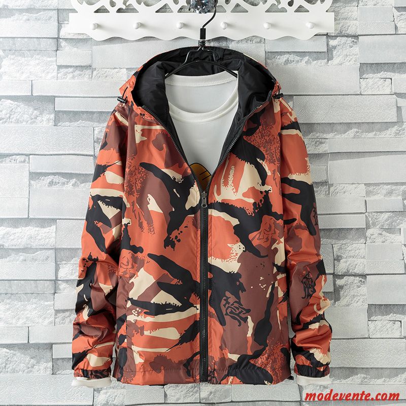 Veste Homme Étudiant Printemps Sport Manteau Beau Tendance