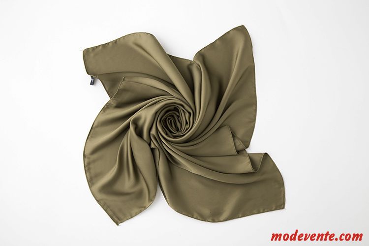 Écharpe Femme Foulard Gros Lettre Petit Pure Rouge Jaune