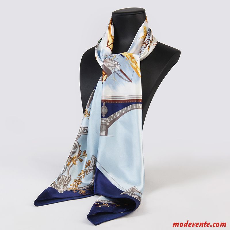 Écharpe Homme Classique Foulard Rétro Fleur Britanique Étroit Bordeaux