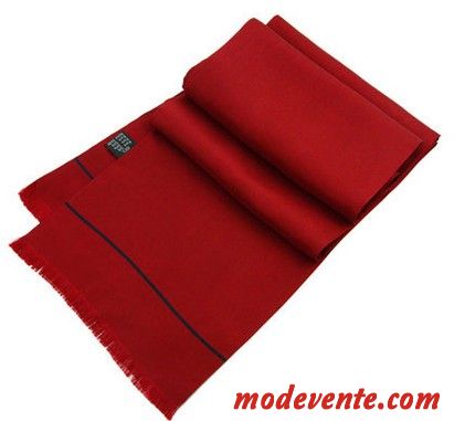 Écharpe Homme Sided Soie Soie Mulberry Longue Entreprise Chemise Impression Bleu Rouge